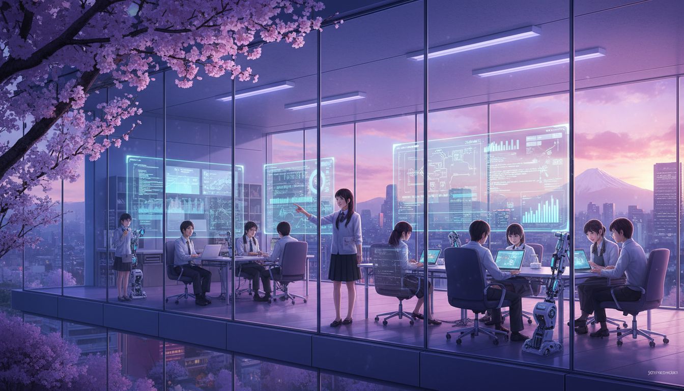 Japanese IT Office Environment